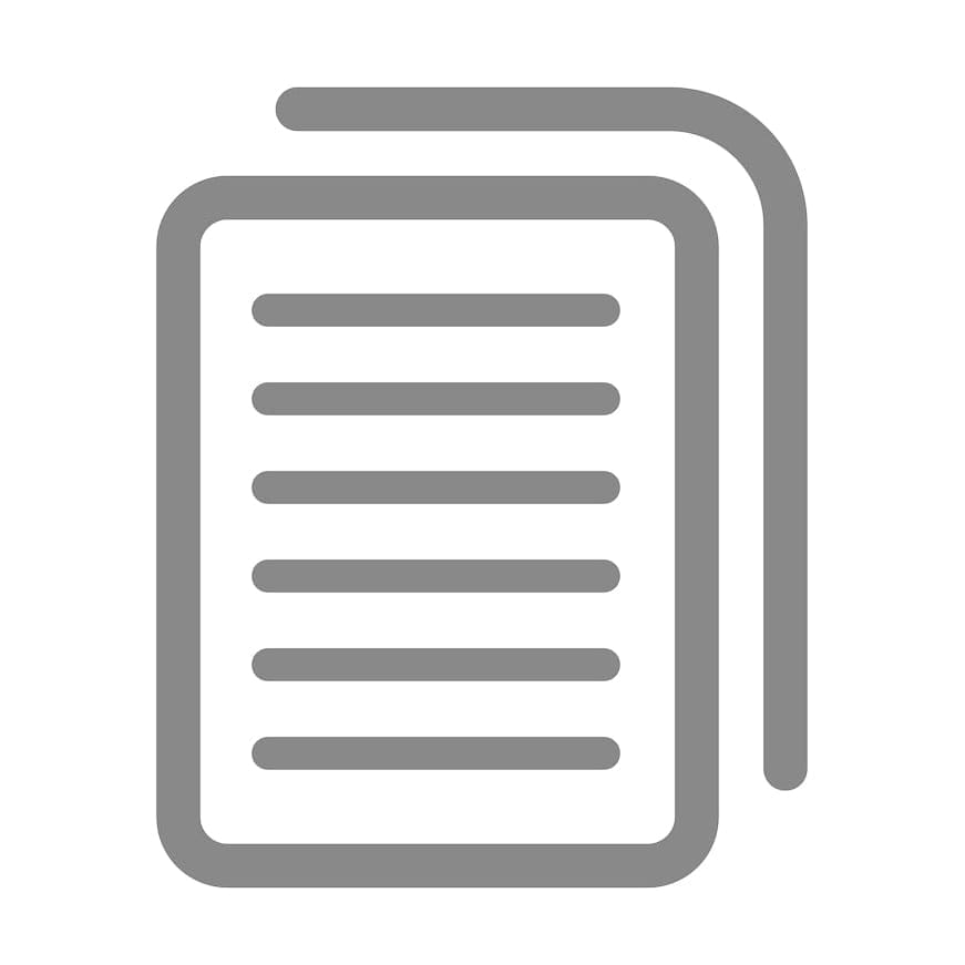 Document icon stock vector illustration flat design. EPS 10