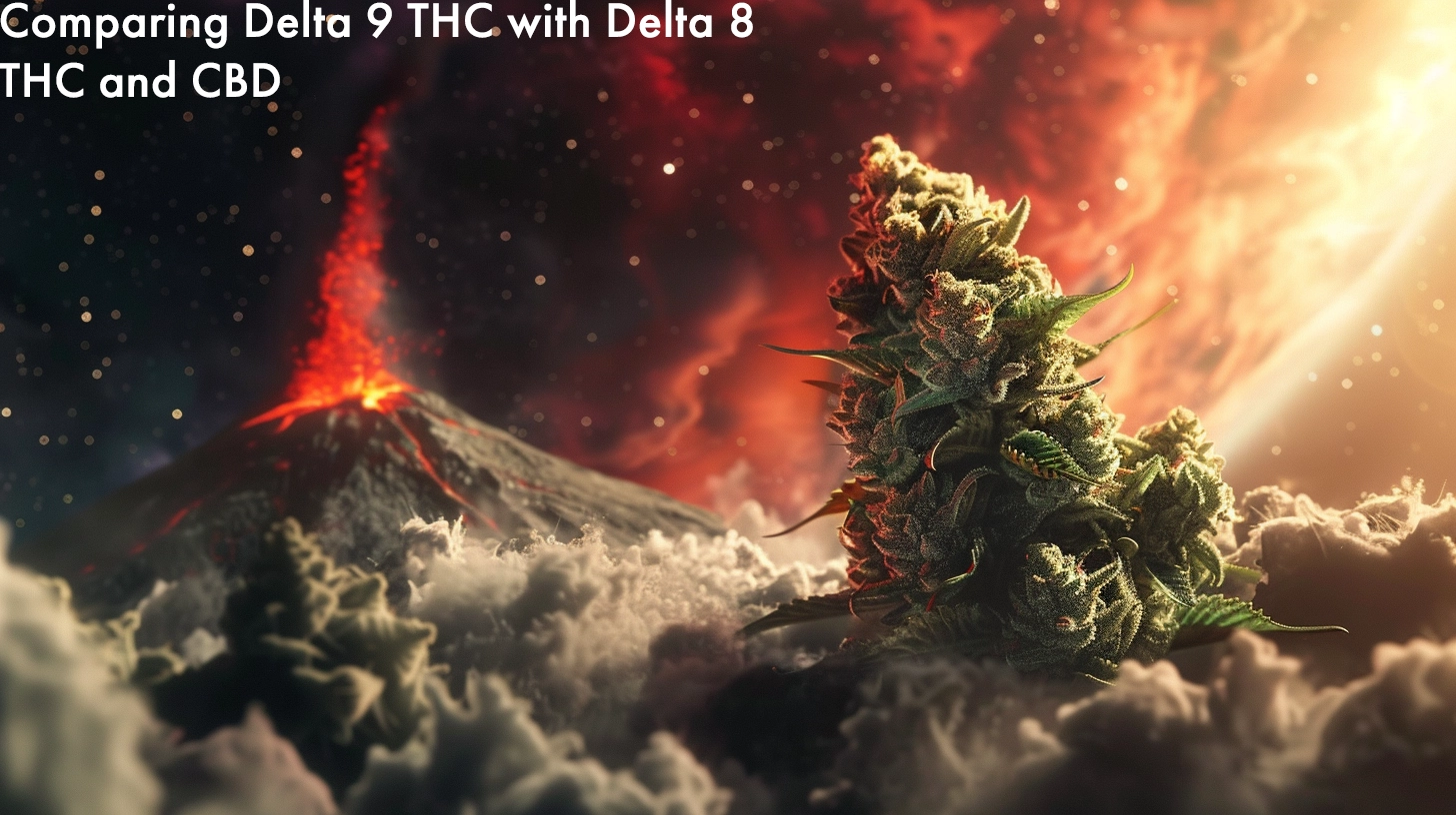 Comparing Delta 9 THC with Delta 8 THC and CBD